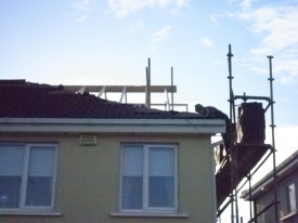 Existing hip opened, County Dublin by Expert Attics, Lucan, Ireland.